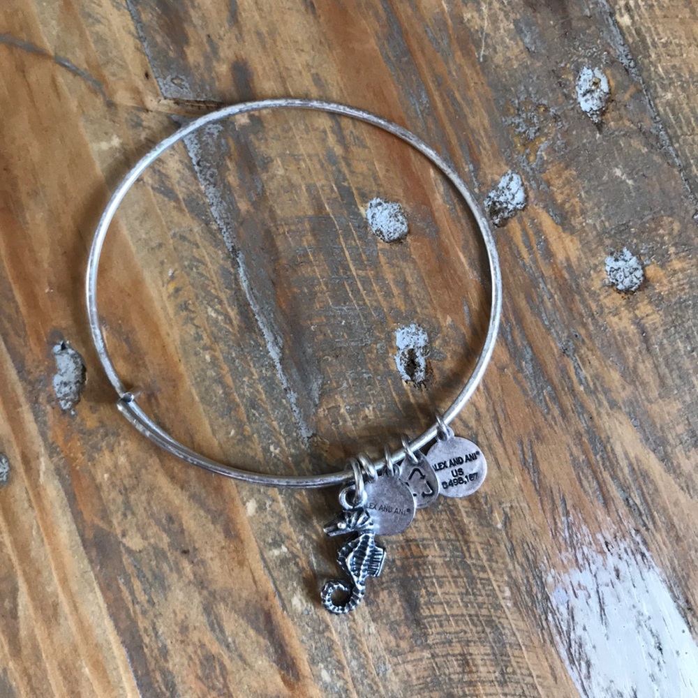 Seahorse Alex and Ani bracelet